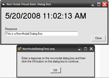 example teststand visual basic examples dialog modal non