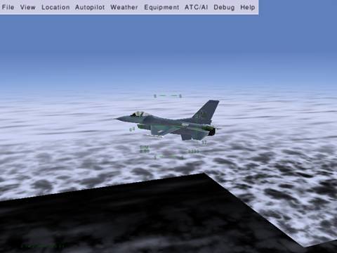 Figure 1 Sample FlightGear Visualization