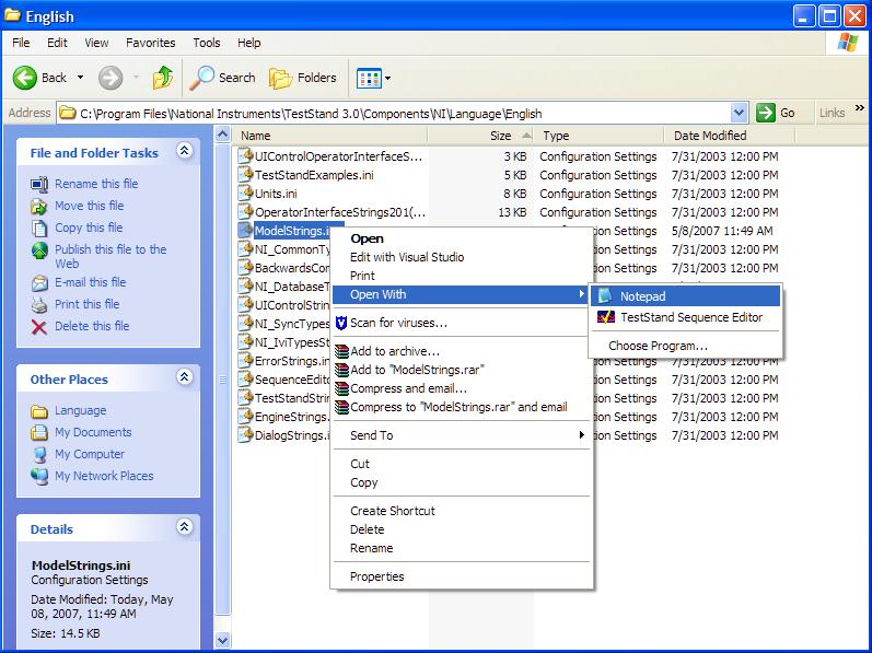 Localizing TestStand to Different Languages - National Instruments